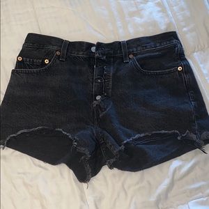 Levi’s 501 high wasted shorts
